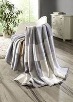 Kuschelweiche Schlafdecke SILBER