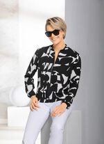 Blusenjacke mit Stehkragen 