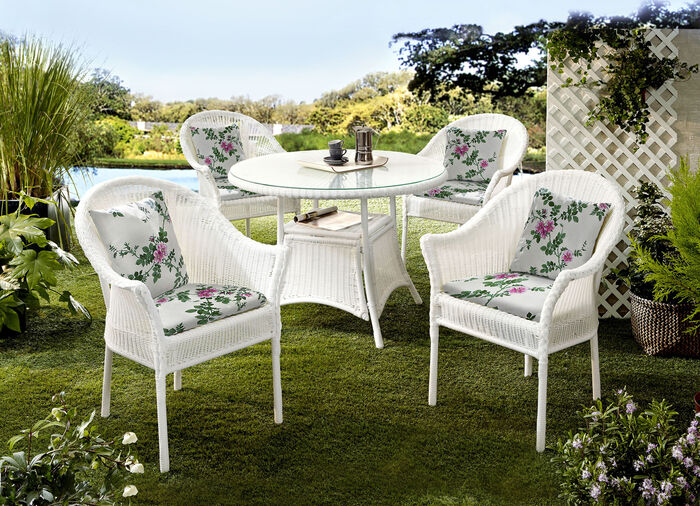 Gartenm&ouml;bel Bamberg in akkurater Handarbeit WEISS