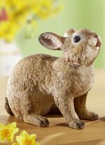 Häschen aus hochwertigem Polyresin BRAUN