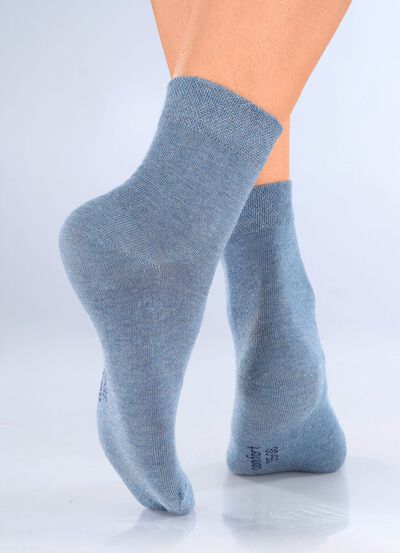 F&uuml;nferpack Socken mit extraweichem Komfortbund 