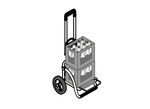 Leichter und leiser Einkaufsroller Royal Shopper GRAU