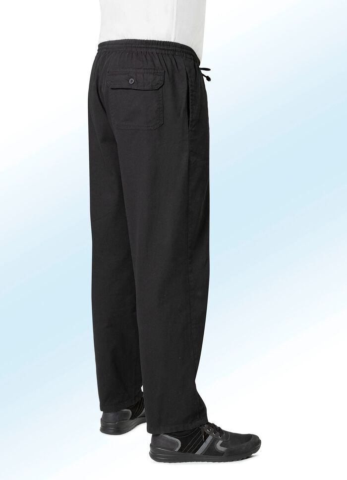 Schlupfjeans mit Gummibund und Kordelzug in 4 Farben 