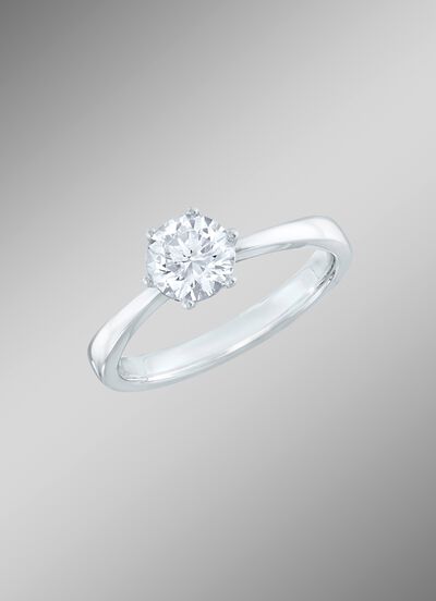 Damenring in Weissgold 