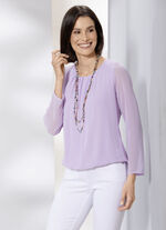 Unifarbene Tunika FLIEDER