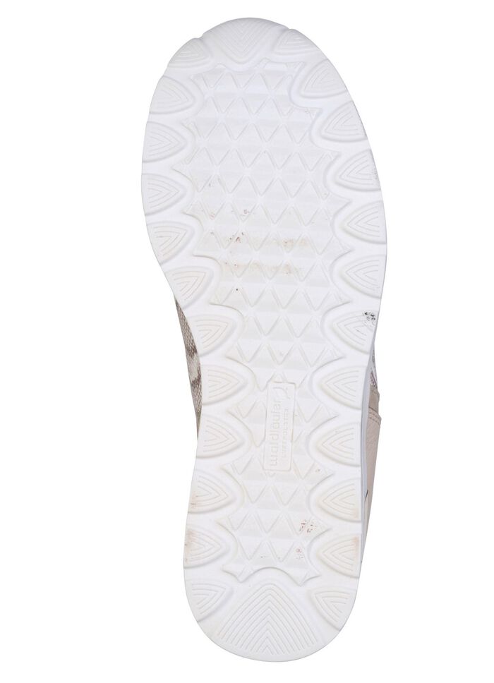 Waldl&auml;ufer, bequeme Damen-Schn&uuml;rschuhe, Weite H, mit herausnehmbarem Fussbett BEIGE-GOLD