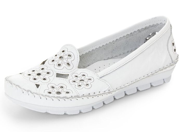 Gemini, leichte Damen-Slipper, Weite G, mit herausnehmbarem Fussbett 