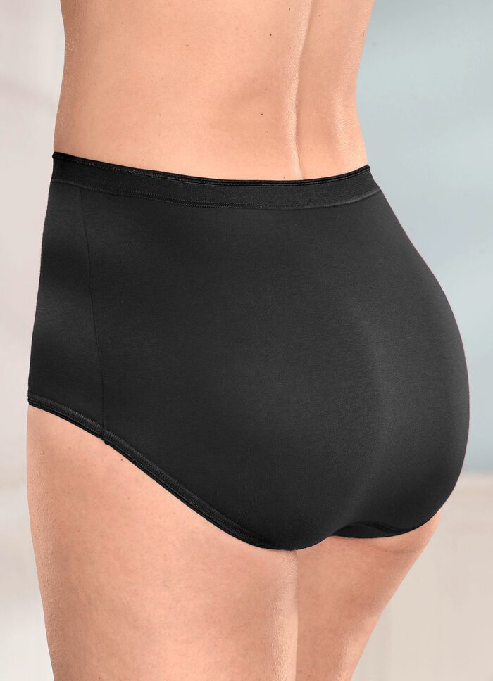 brio lingerie F&uuml;nferpack Slips mit elastischen Abschl&uuml;ssen 