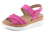 ELENA EDEN, bequeme Damen-Sandalen, Weite H, mit herausnehmbarem Fussbett PINK