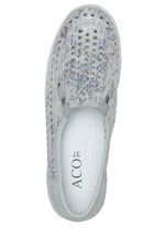 ELENA EDEN, sommerliche Damen-Slipper, Weite G, mit herausnehmbarem Fussbett 