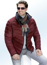 &laquo;Gate One&raquo;-Steppkurzjacke mit Stehkragen ZIEGELROT