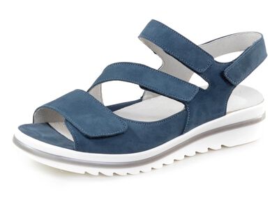 Waldl&auml;ufer, bequeme Damen-Sandalen, Weite H, mit herausnehmbarem Fussbett 
