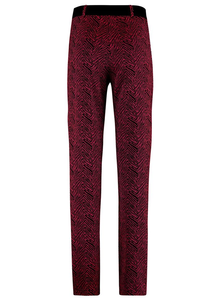 Hose in angesagter Tierfell-Dessinierung 