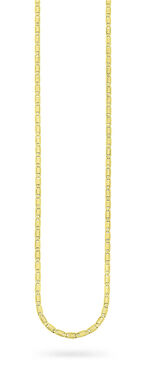 Plättchenkette, diamantiert 