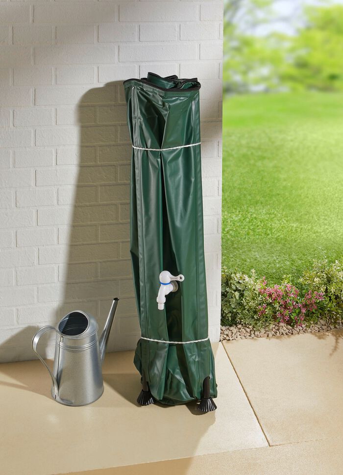 Faltbarer Regensammler mit Auslauf-Hahn 