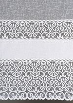 Blumenfenster-Vorhang mit Universalschienenband 