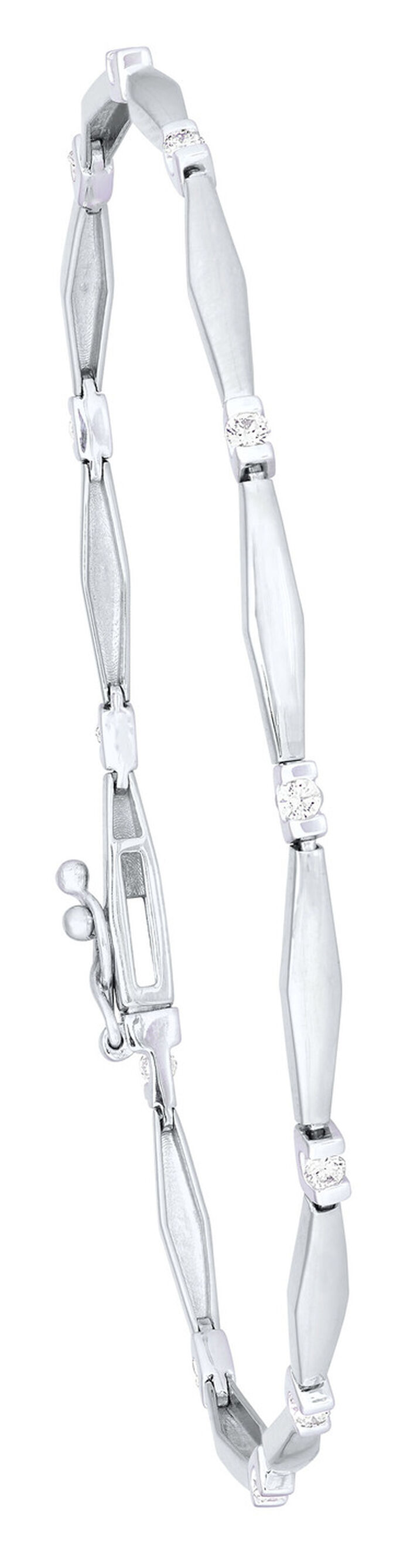 Exqusites Armband aus Platin mit lupenreinen Brillanten 
