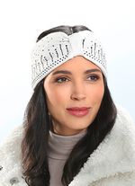 Elegantes Damen-Stirnband, mit Glitzer-Applikationen 