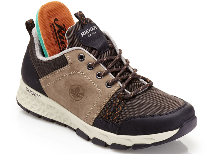 Rieker Sneaker mit Schnürung TAUPE-BRAUN-SCHWARZ