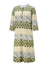 Nachthemd mit Bordürendruck und Kopfleiste 