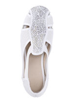 Slipper mit luftigen Durchbrüchen WEISS