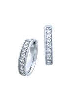 Creolen mit lupenreinen Brillanten 