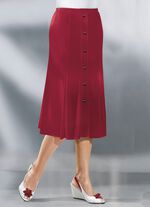 Bahnenrock KIRSCHROT