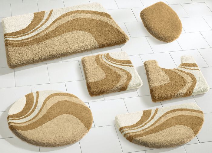 Badgarnitur von Kleine Wolke mit rutschhemmender Rückseite BEIGE