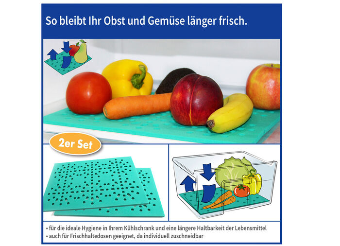 Kühlschrank-Unterlage  2er-Set