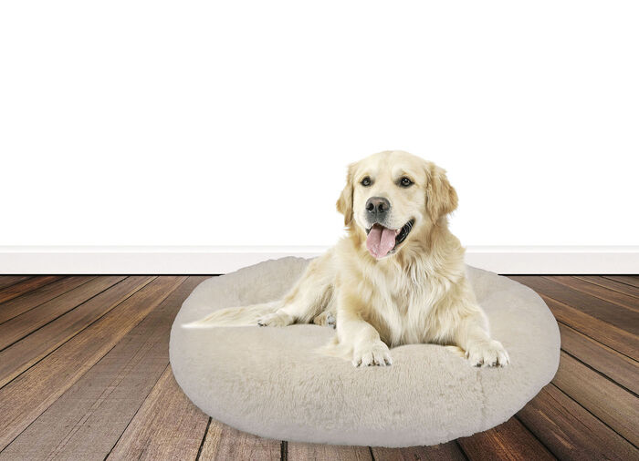 Ultraflauschiges Hunde-/Katzenbett aus Premiumplüsch 