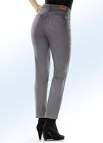 Hose in 5-Pocket-Form mit softem Griff MITTELGRAU