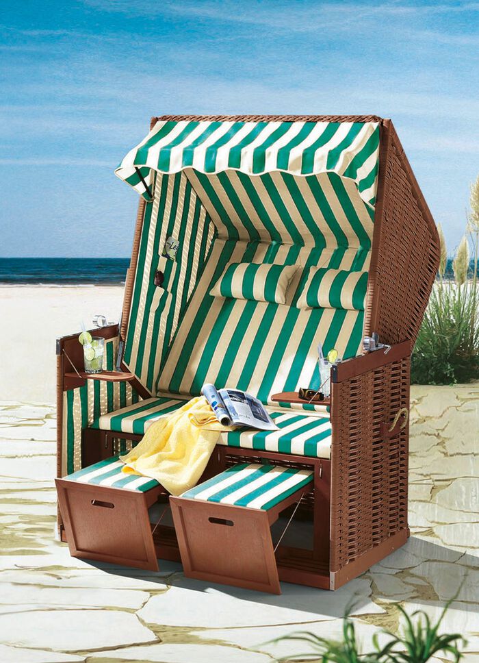 Maritimer Strandkorb 