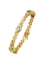 Elegantes Armband mit echten Edelsteinen 