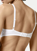Triumph Amourette Bügel-BH mit Elastikspitze WEISS
