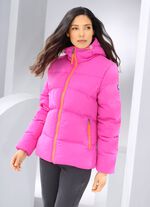 Jacke mit Windfangärmeln NEONPINK