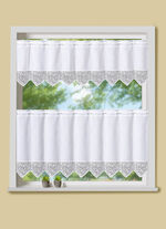 Kurzstore mit edler Macram&eacute;-Spitze 