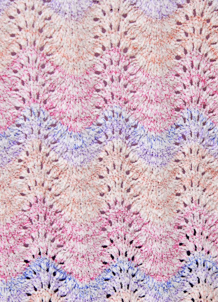 Pullover mit Farbverlauf und Glitzereffekten 