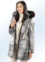 Longjacke mit farbbrillantem Inkjet-Druck 