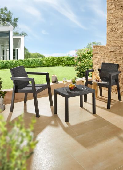 3-teiliges Balkon-Set 
