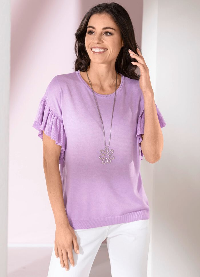 Pullover in weich fliessender Qualit&auml;t 