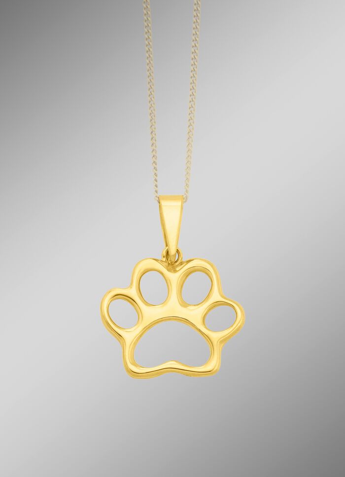 Anh&auml;nger mit Hundepfote 