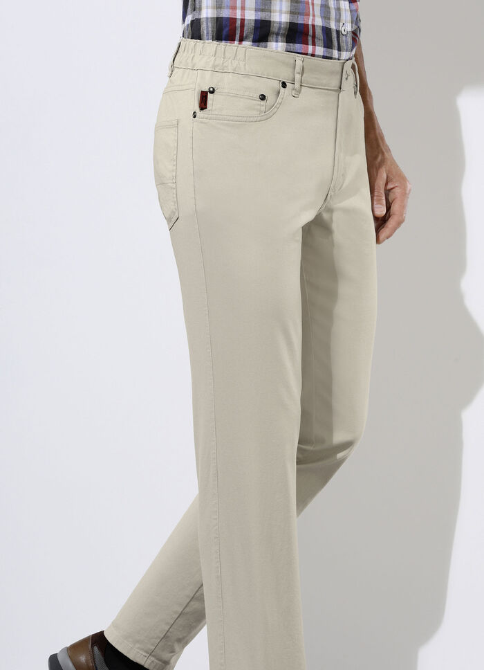 «Francesco Botti»-Hose in 4 Farben BEIGE