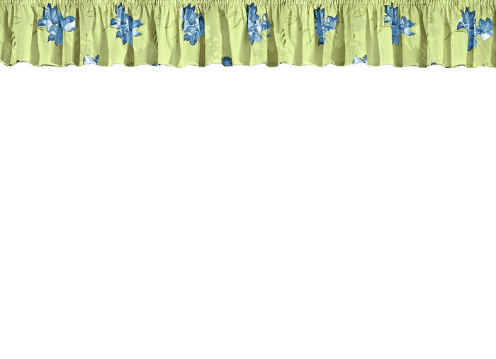 Querbehang mit Universalschienenband GRÜN