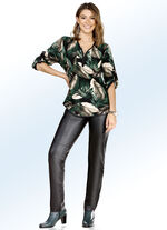 Shirt-Tunika aus elastischem Feinjersey 