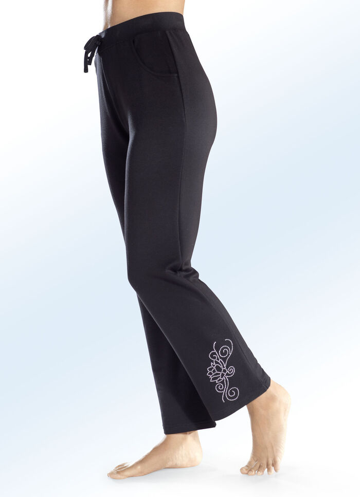 Hose mit Stein-Applikation 