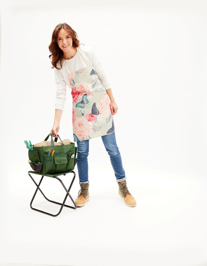 Gartenhocker mit Tasche 