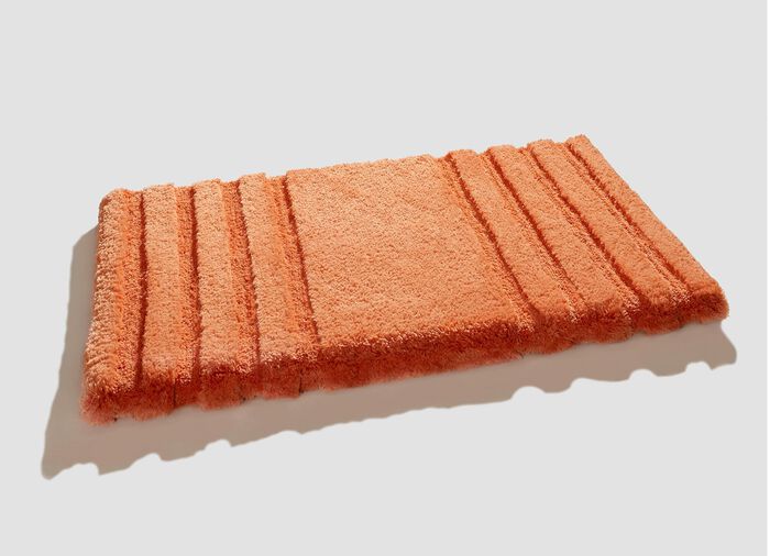 Flusenfreie Badgarnitur mit rutschhemmender R&uuml;ckseite 