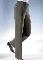 Hose mit eingearbeiteter Tresortasche OLIV MELIERT