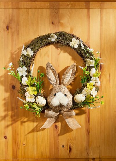 Wandkranz aus hochwertigem Kunst- und Textilmaterial 