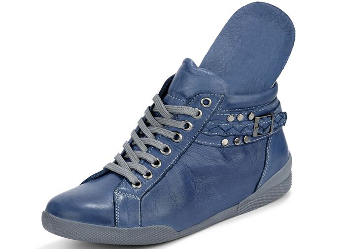 Andrea Conti Schnür-Stiefelette in angesagter Optik JEANS